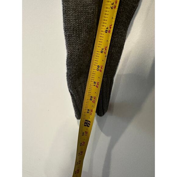 Ralph Lauren Fall Pink Logo Long Sleeve Zip Up Small Knit Sweater Grey Jacket - Picture 10 of 12